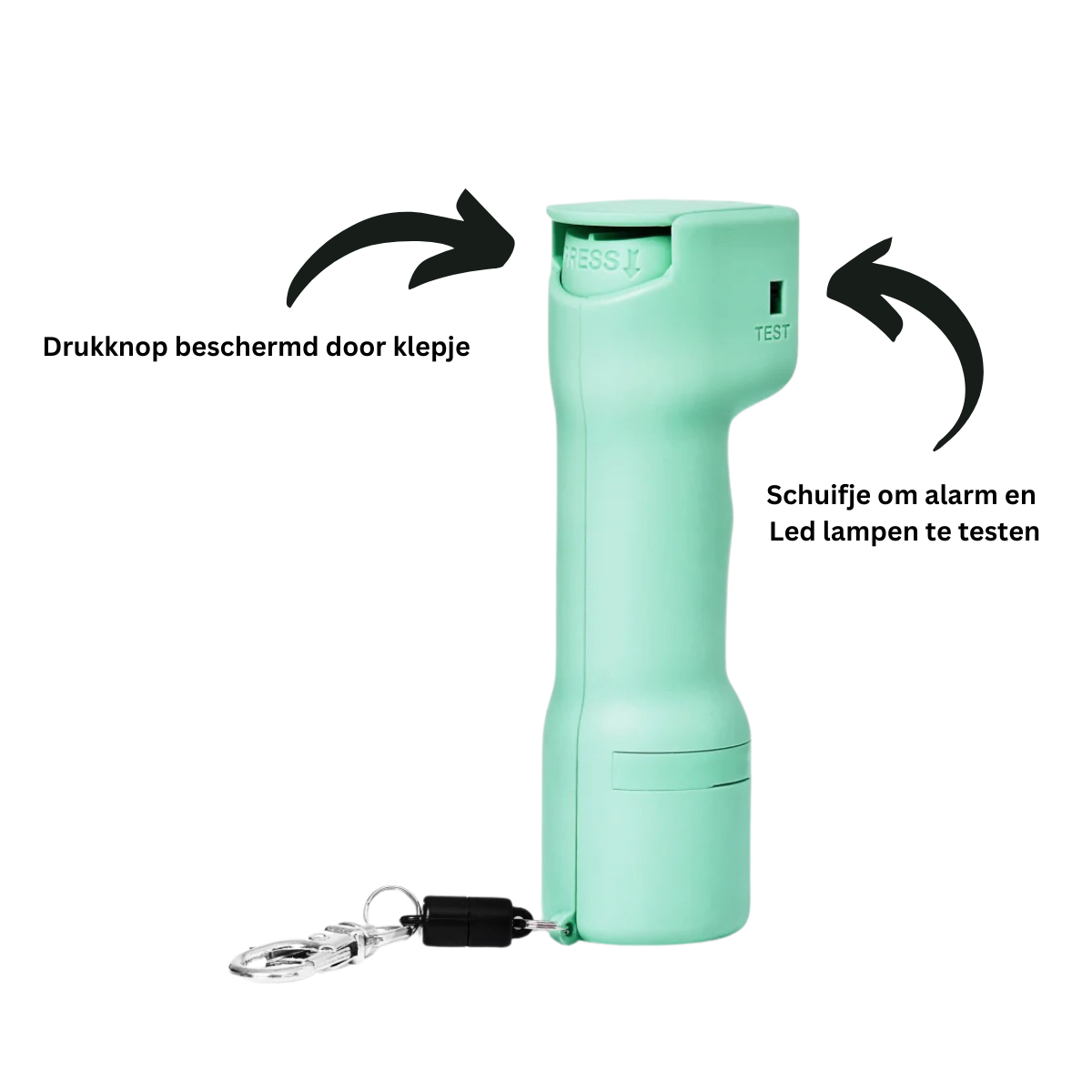 Zelfverdedigingsspray beschermklepje