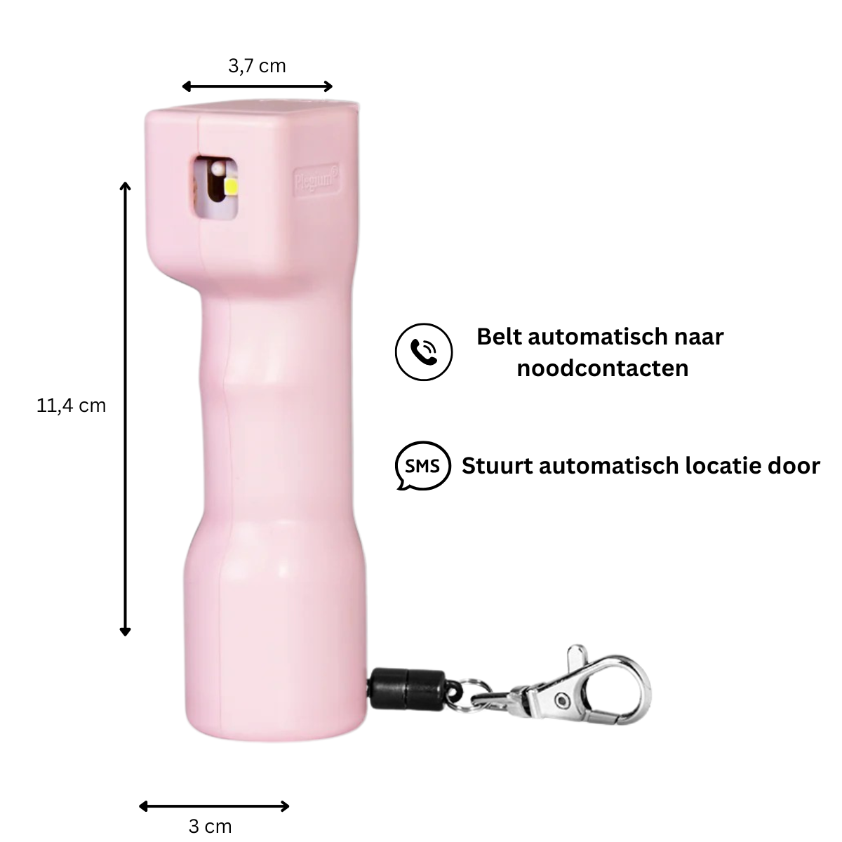 Jouw roze verdedigingsspray