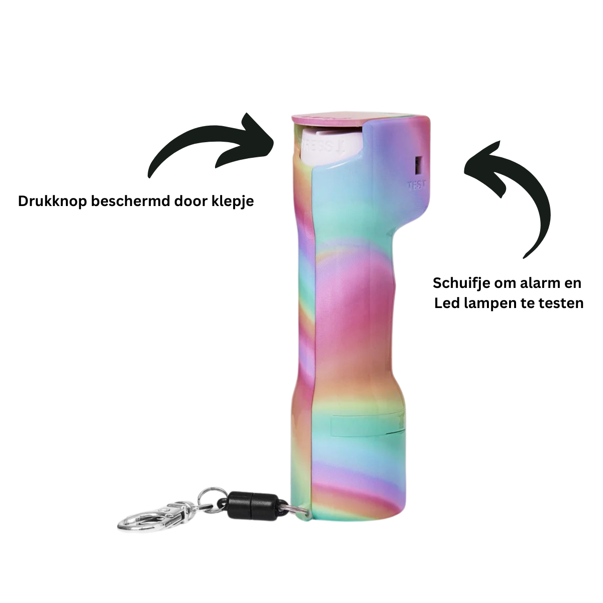 Zelfverdedigingsspray beschermklepje
